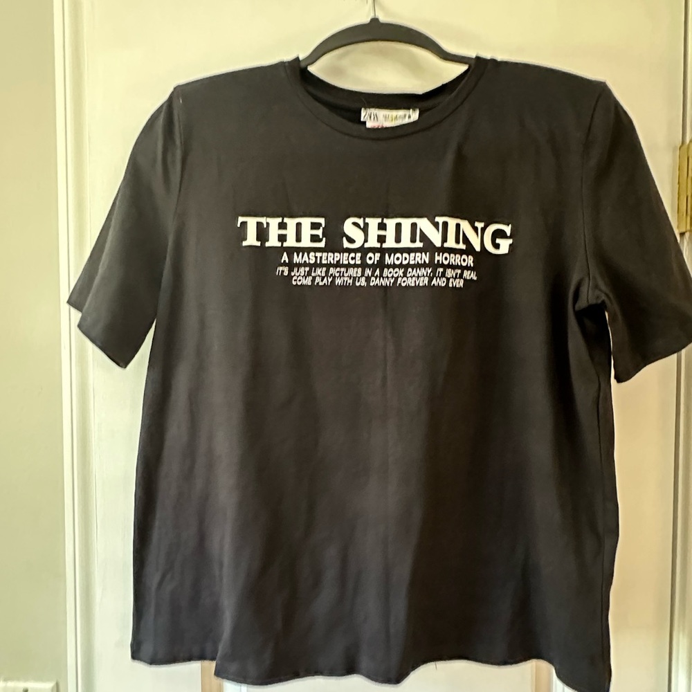 NWT Zara Collector’s “The Shining”Black T-Shirt
